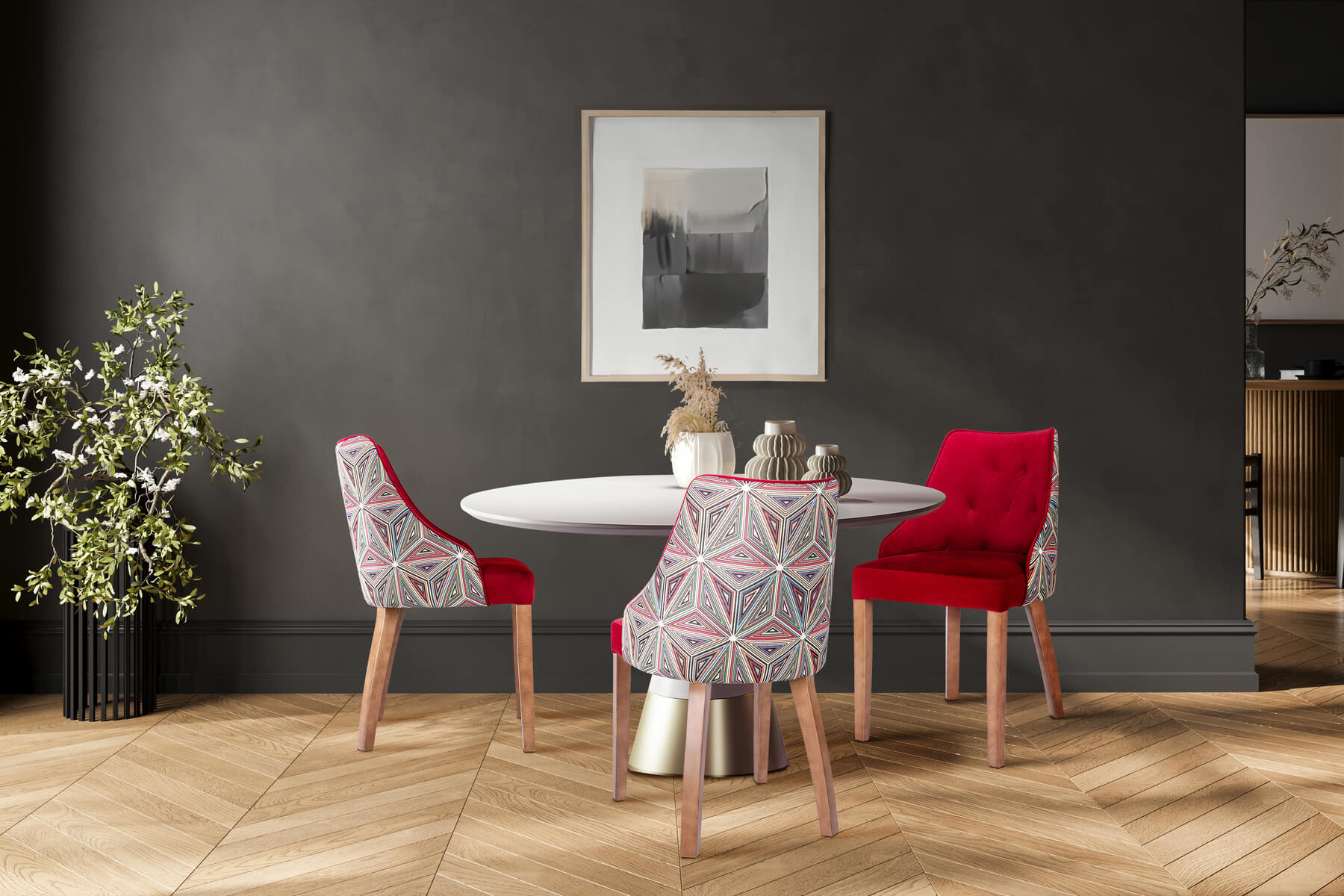 Klasyczne krzesło Madonna do jadalni - polski producent